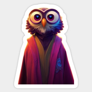 The Great Horn Owl Sticker